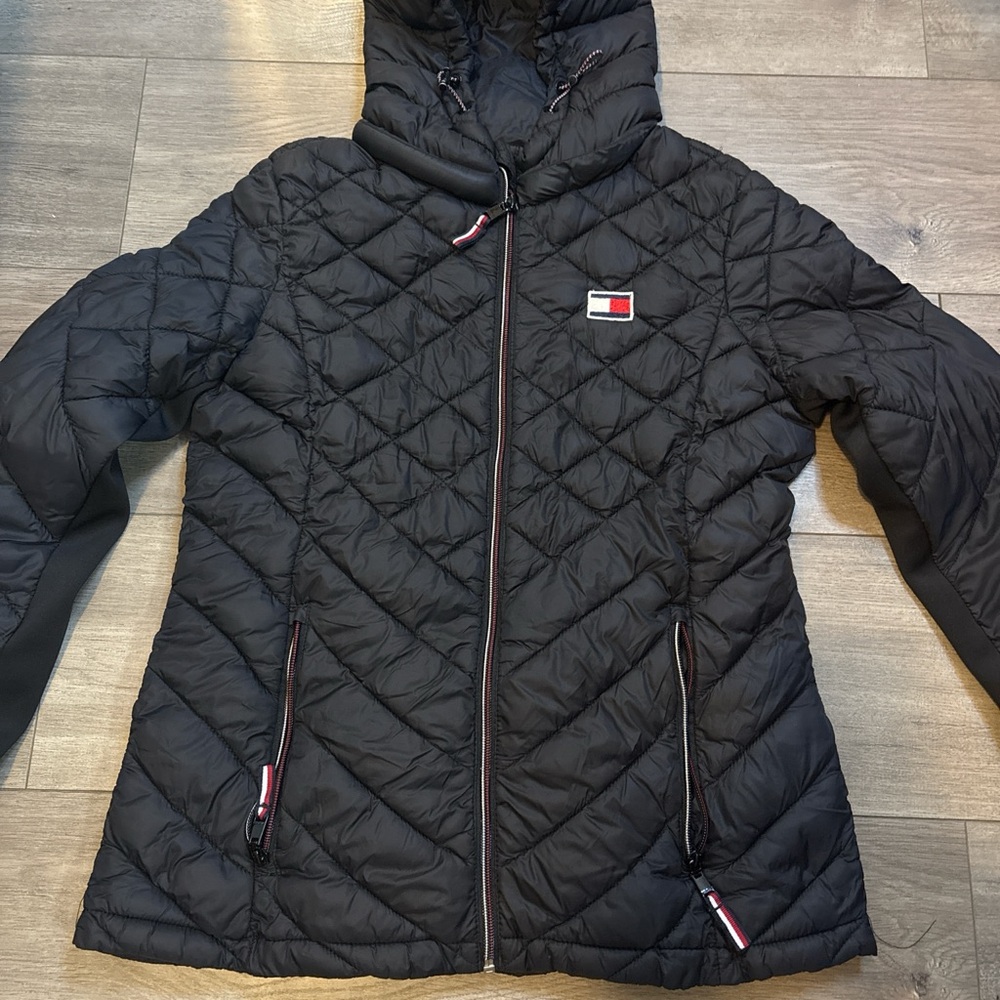 Tommy Hilfiger Black Quilted Puffer Jacket